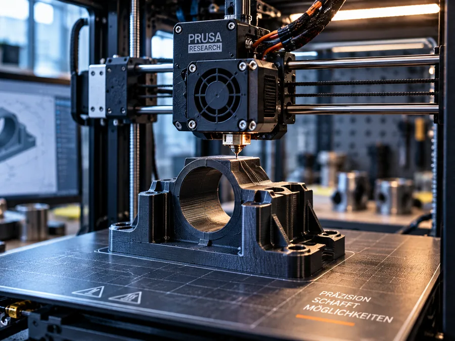 3D printer producing a technical prototype